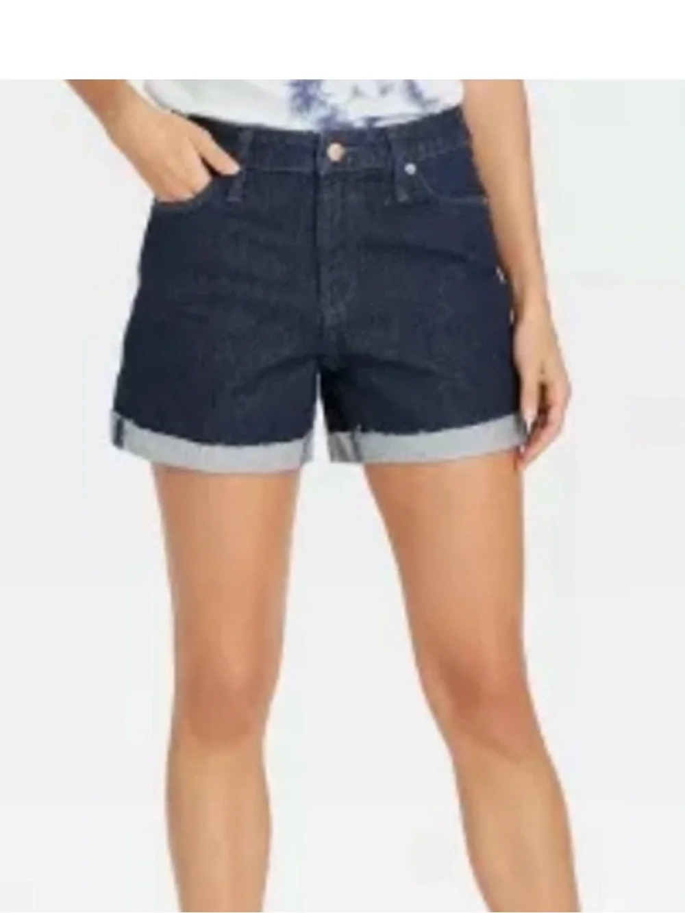 NWOT Universal Threads Vintage MIDI Dark Denim Shorts|Size: 6/28R